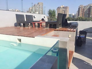 MODERNO DEPARTAMENTO DE 4 DORM. CON TERRAZA Y AREAS COMUNES COMO PISCINA BBQ